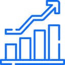 Graph of growth and progress